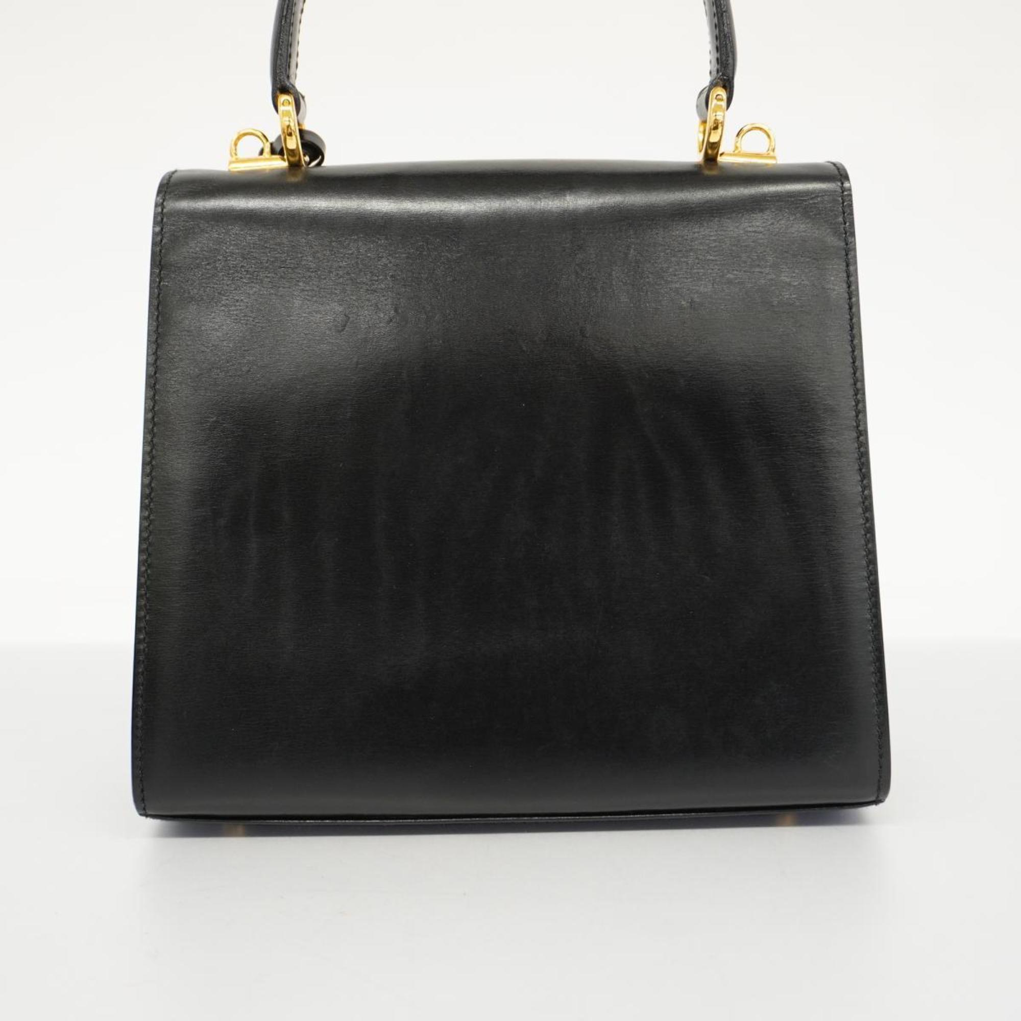 Gucci handbag 000 110 0211 leather black ladies