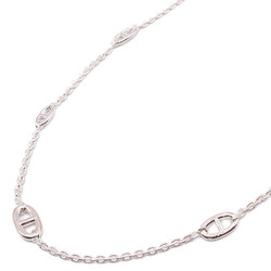 HERMES Ag925 Chaine d'Ancre Farandole 80 Long Necklace Silver Women's