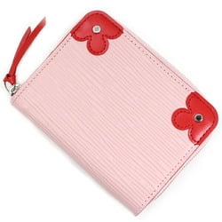 Louis Vuitton Wallets & Coin Cases Epi Flower Zipper Purse Blooming Corner Round Pink Red Women's M62971 LOUIS VUITTON T4792