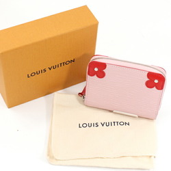 Louis Vuitton Wallets & Coin Cases Epi Flower Zipper Purse Blooming Corner Round Pink Red Women's M62971 LOUIS VUITTON T4792