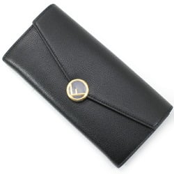 Fendi Bi-fold Long Wallet Continental Black Women's Leather F is FENDI 8M0251 A18B F0KUR TK2267