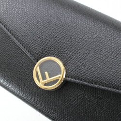 Fendi Bi-fold Long Wallet Continental Black Women's Leather F is FENDI 8M0251 A18B F0KUR TK2267
