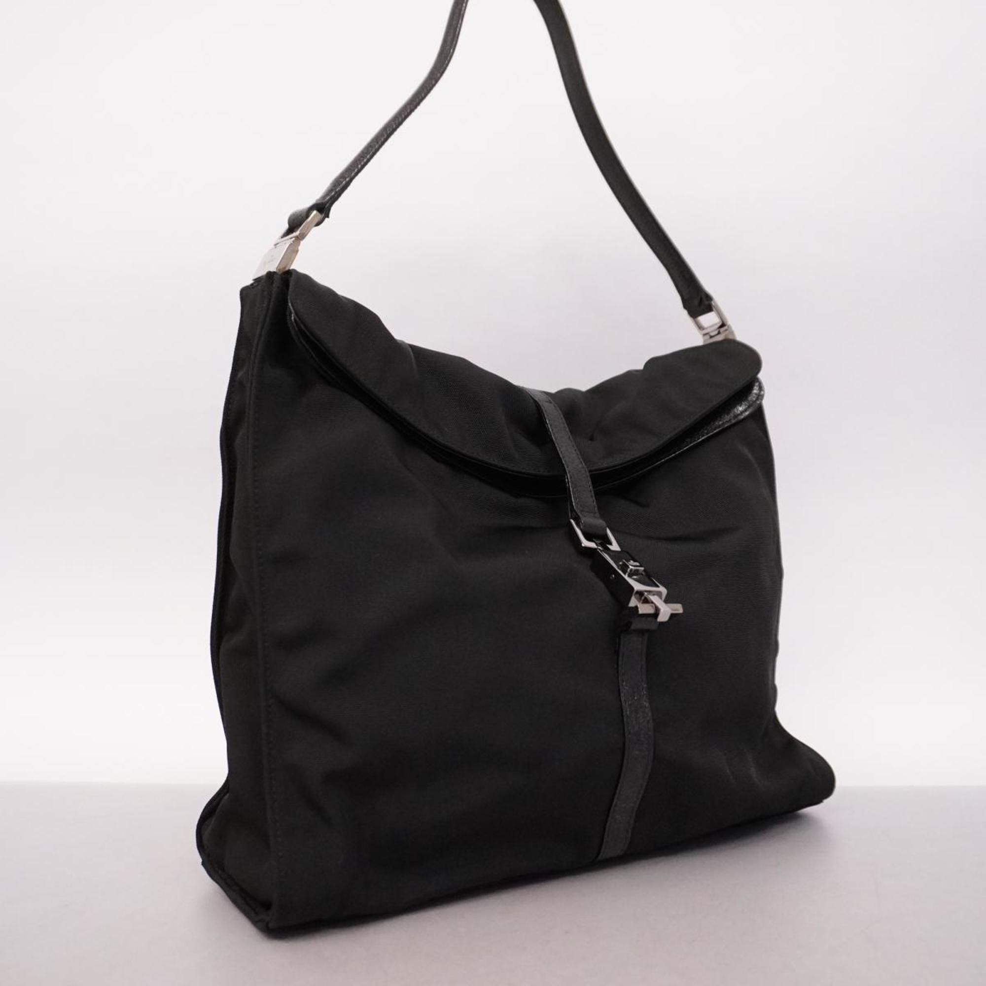 Gucci Shoulder Bag Jackie 001 3355 Nylon Black Women's