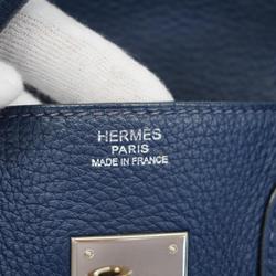 Hermes handbag Birkin 30 Verso K stamp Togo Blue indigo sapphire Ladies
