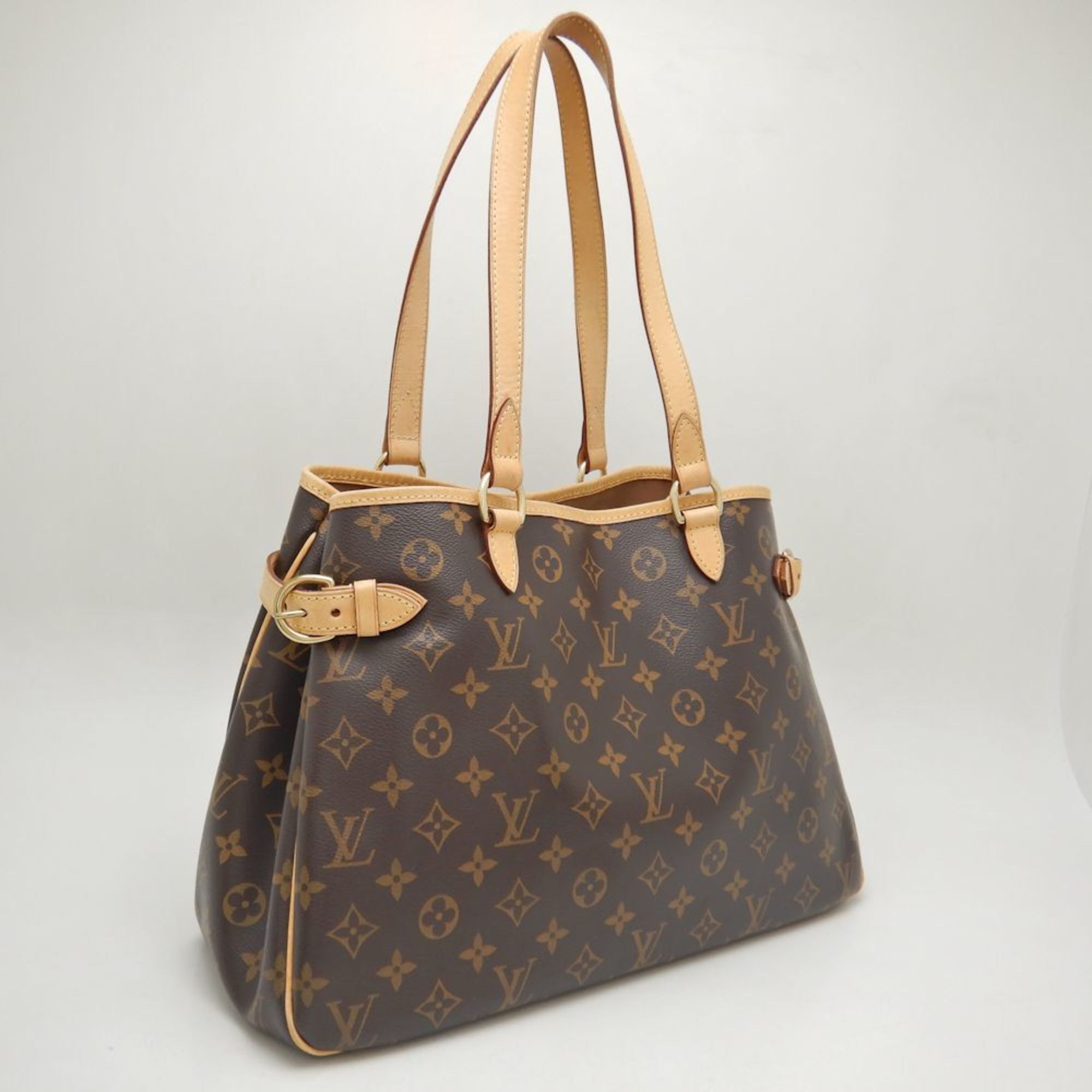 LOUIS VUITTON Louis Vuitton Monogram Batignolles Horizontal M51154 Shoulder Bag Brown 251763