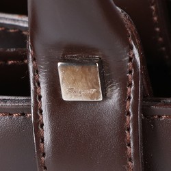 Salvatore Ferragamo Women's Leather Handbag Dark Brown