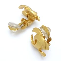 CHANEL Coco Mark Earrings 00T GP Gold Plated 291845