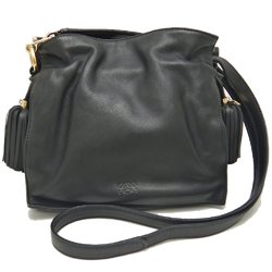 LOEWE Flamenco 22 Shoulder Bag in Nappa Leather, Black 251754