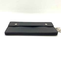 Louis Vuitton Taiga Portefeuille Accordion Ardoise M30992 Long Wallet Chain Black Leather