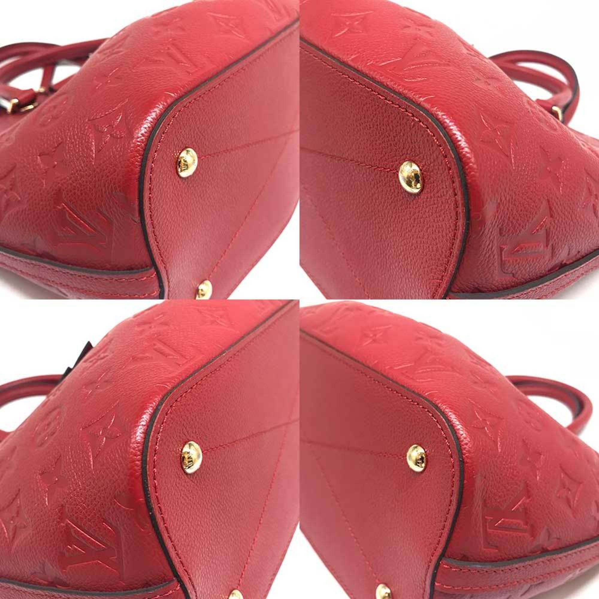 Louis Vuitton Mazarine PM Monogram Empreinte Red Leather Handbag Shoulder M50638 LOUIS VUITTON