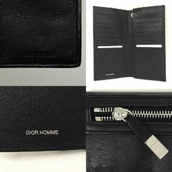 Dior Homme Long Wallet Bi-fold Billfold Black DIOR HOMME