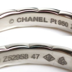 CHANEL Pt950 Platinum Coco Crush 5P Diamond Ring J11355 47 3.5g Women's