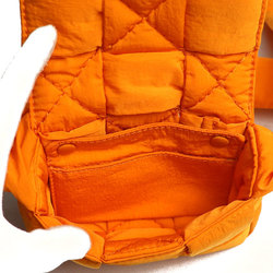BOTTEGA VENETA Candy Cassette Padded Nylon Shoulder Bag Orange 691018 Women's