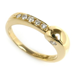 CELINE 18K Yellow Gold Ring with Diamonds 0.20ct 4.1g for Women
