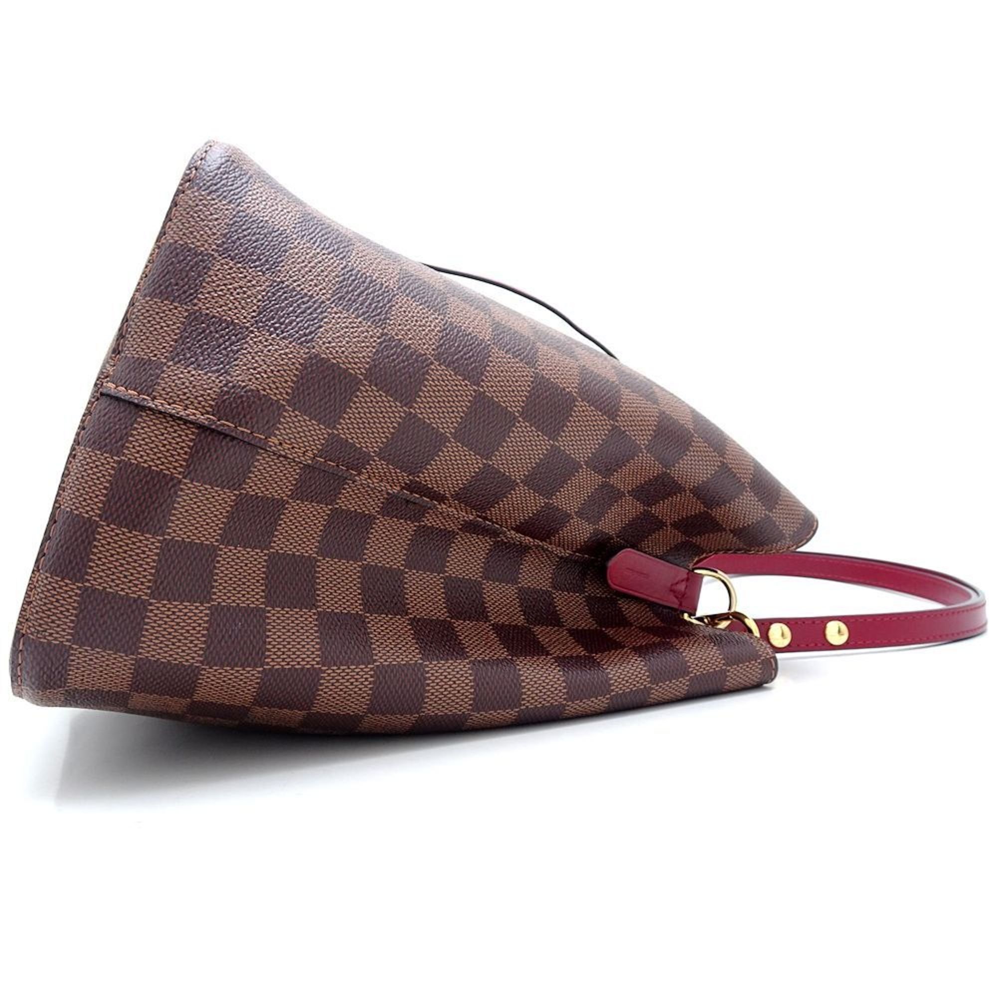 LOUIS VUITTON Damier NeoNoe N40214 Shoulder Bag Coquelicot 351271