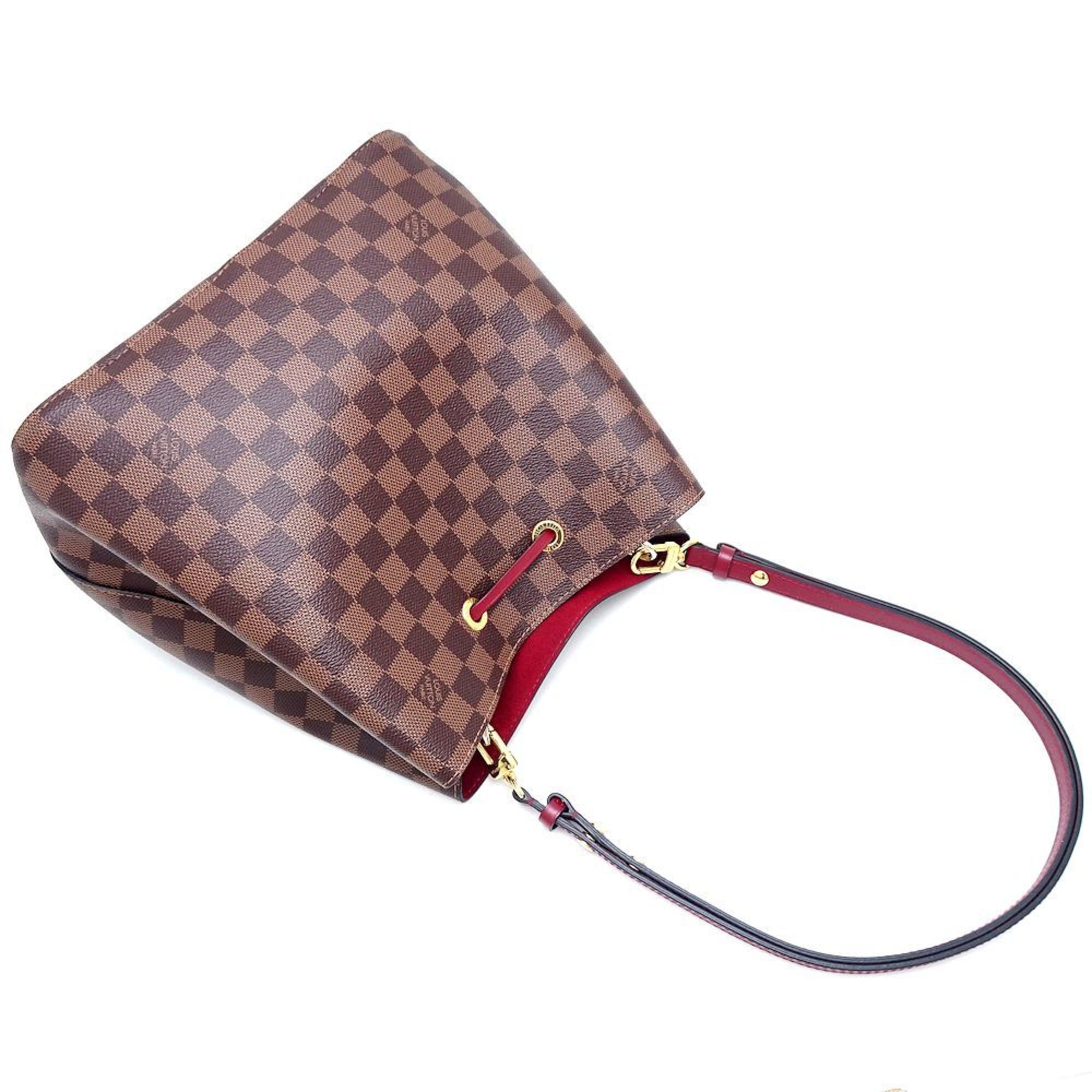 LOUIS VUITTON Damier NeoNoe N40214 Shoulder Bag Coquelicot 351271