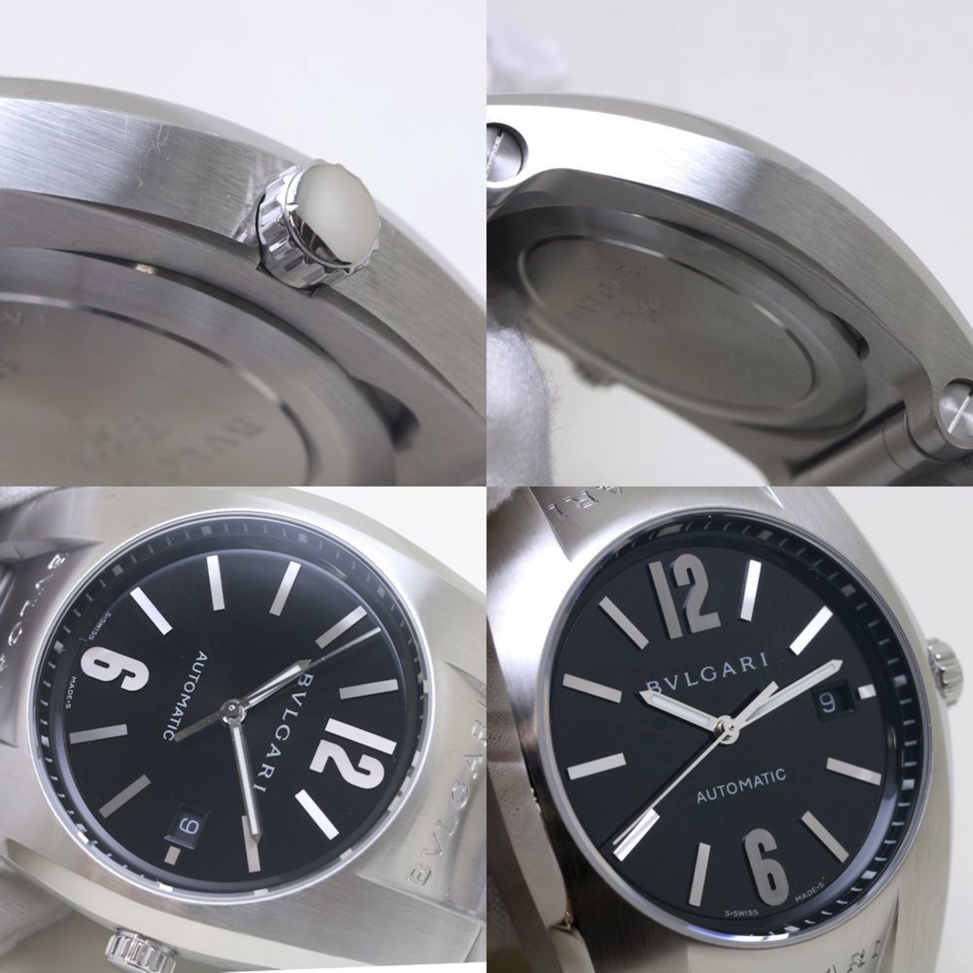BVLGARI Ergon EG40BSSD EG40S Stainless Steel Men's Watch 39456