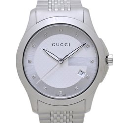 GUCCI G Timeless YA126404 126.4 Stainless Steel Men's 130155 Watch