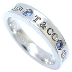 TIFFANY&Co. Tiffany 1837 Narrow Ring, Sapphire, 925 Silver, 291854