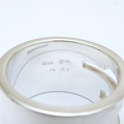 GUCCI G Ring Wide #13 Silver 925 291861