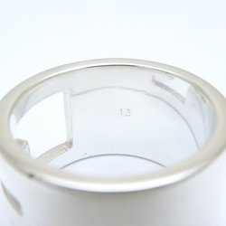 GUCCI G Ring Wide #13 Silver 925 291861