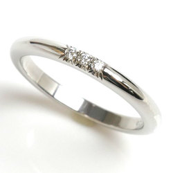 TIFFANY&Co. Tiffany Pt950 Platinum Forever Wedding Band 3PD Ring 61000879 Diamond 3.4g Women's
