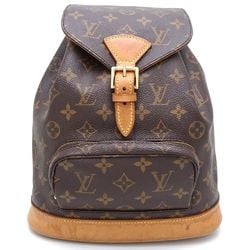 LOUIS VUITTON Louis Vuitton Monogram Montsouris MM M51136 Backpack Brown 351261