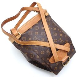 LOUIS VUITTON Louis Vuitton Monogram Montsouris MM M51136 Backpack Brown 351261