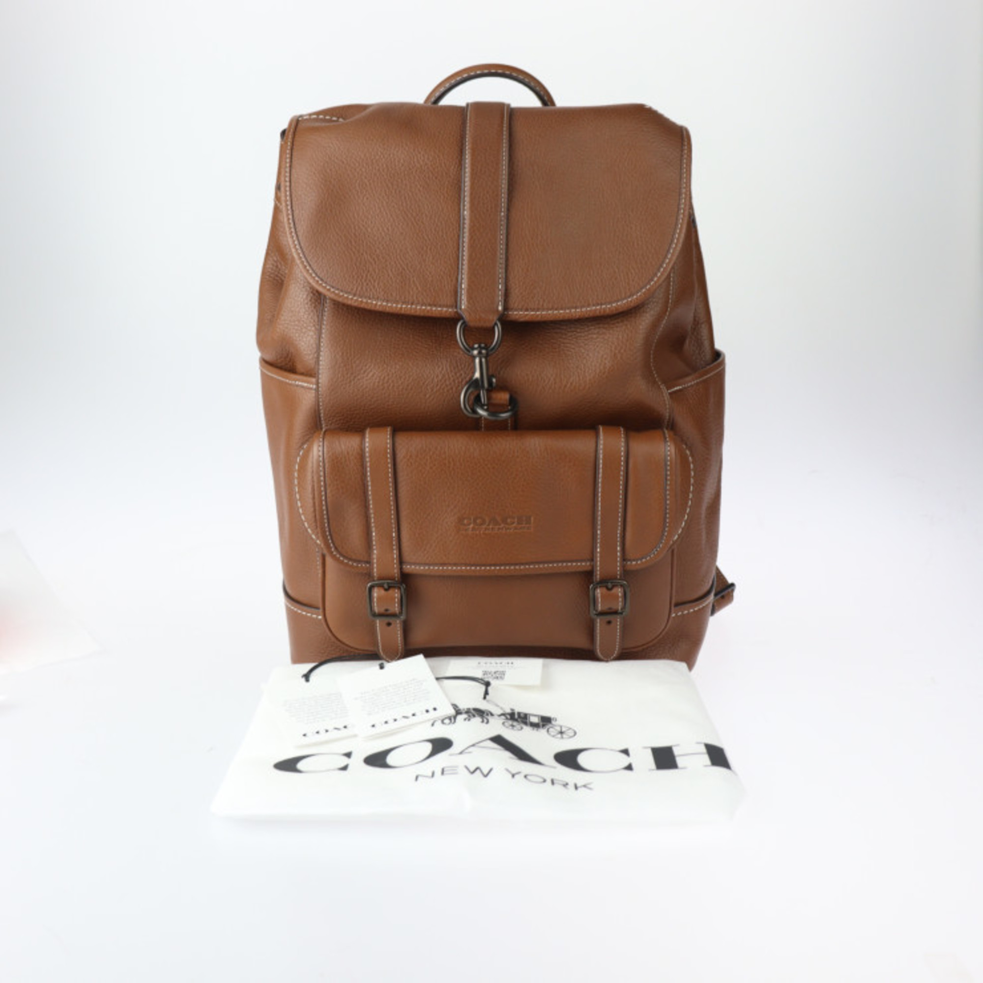 COACH Carriage Backpack Rucksack/Daypack C9169 Leather Brown