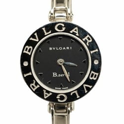 BVLGARI B.Zero1 Bangle Watch BZ22S Quartz Black Dial Stainless Steel Women's