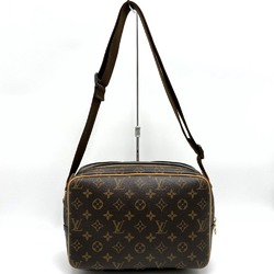 Louis Vuitton M45254 Reporter PM Shoulder Bag Brown Monogram Women's LOUIS VUITTON