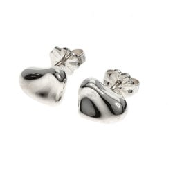 Tiffany Full Heart Earrings, Silver, Women's, TIFFANY&Co.