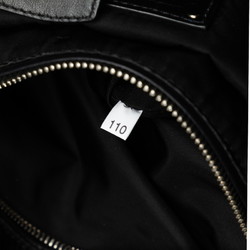 Prada Triangle Plate Reversible Leopard Handbag Shoulder Bag B1959V Khaki Green Black Nylon Women's PRADA