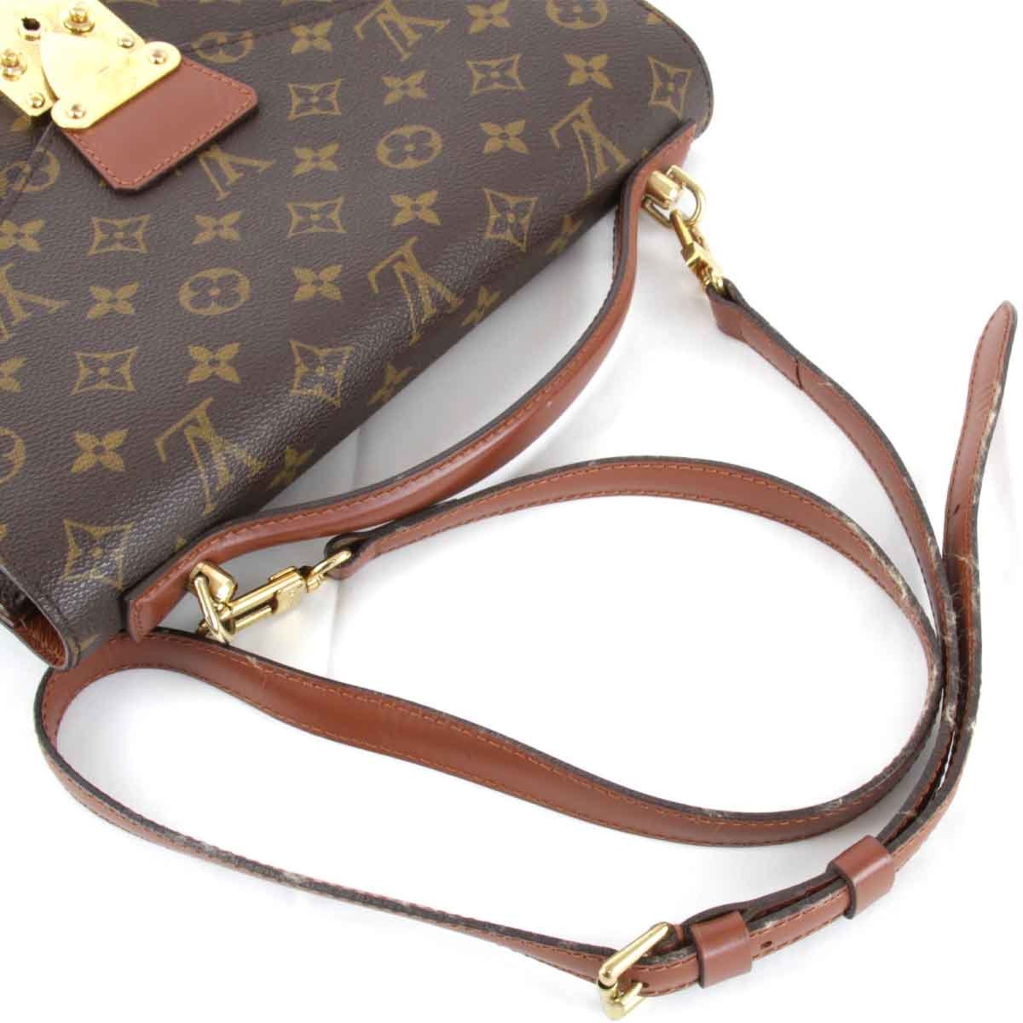 LOUIS VUITTON Monceau M51185 Shoulder Bag Monogram Canvas Brown Women's