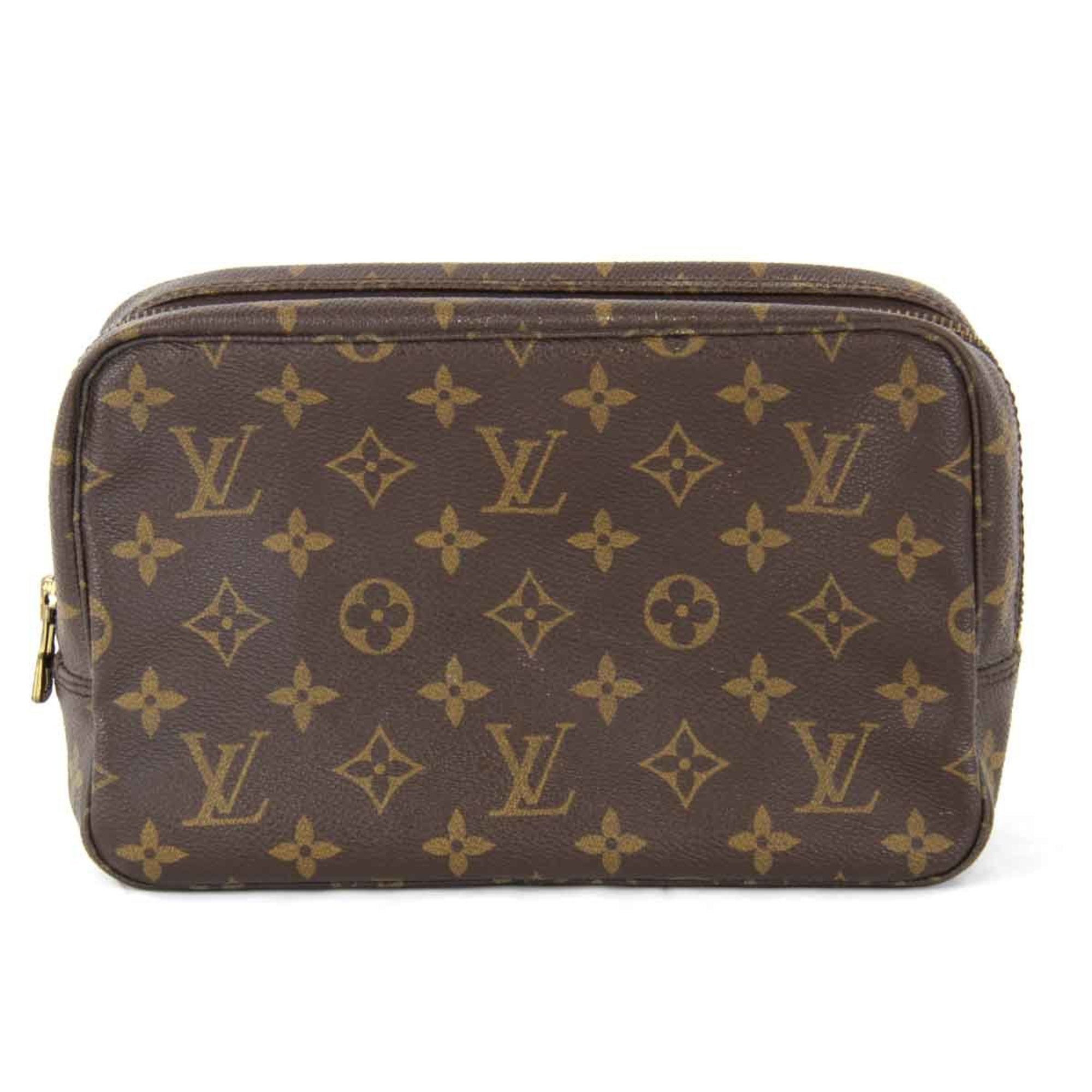 LOUIS VUITTON Louis Vuitton True Toilette 23 M47524 Handbag Monogram Canvas Brown Women's