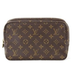 LOUIS VUITTON Louis Vuitton True Toilette 23 M47524 Handbag Monogram Canvas Brown Women's