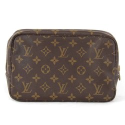 LOUIS VUITTON Louis Vuitton True Toilette 23 M47524 Handbag Monogram Canvas Brown Women's