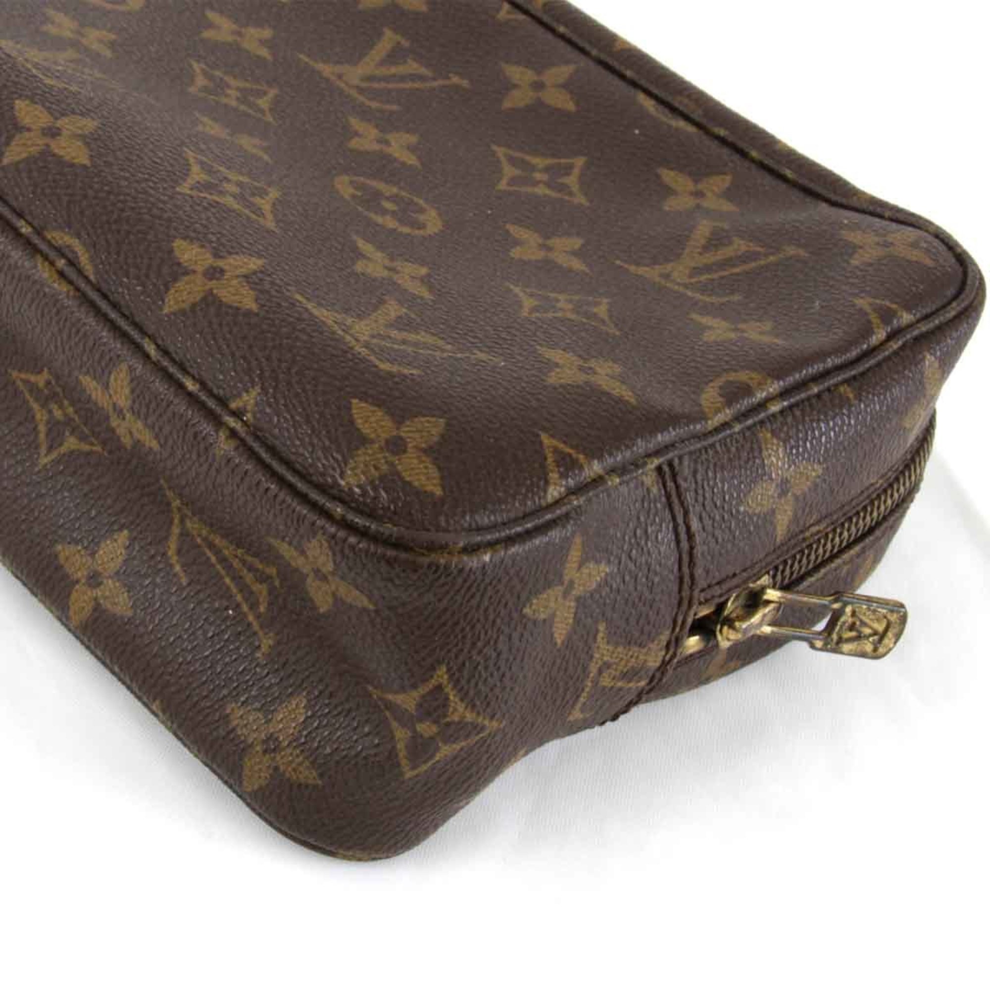 LOUIS VUITTON Louis Vuitton True Toilette 23 M47524 Handbag Monogram Canvas Brown Women's