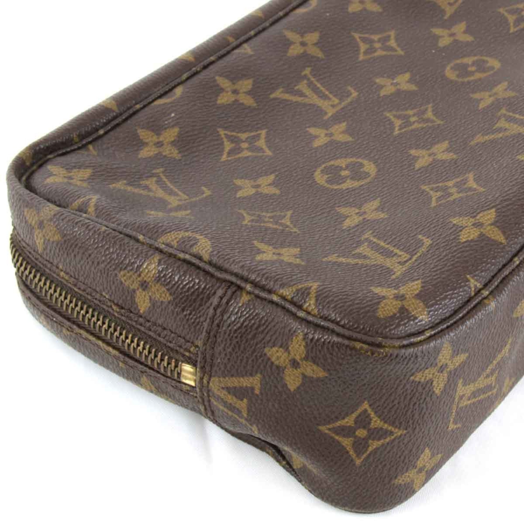 LOUIS VUITTON Louis Vuitton True Toilette 23 M47524 Handbag Monogram Canvas Brown Women's