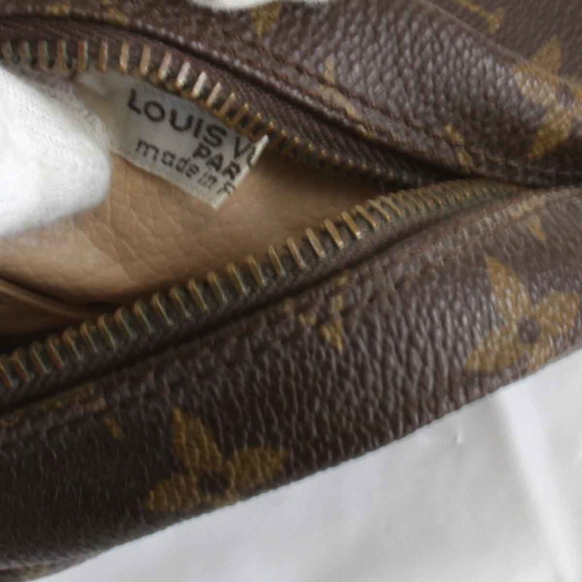 LOUIS VUITTON Louis Vuitton True Toilette 23 M47524 Handbag Monogram Canvas Brown Women's