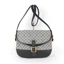 LOUIS VUITTON Louis Vuitton Belanger M92670 Shoulder Bag Monogram Canvas Blue Gray Women's