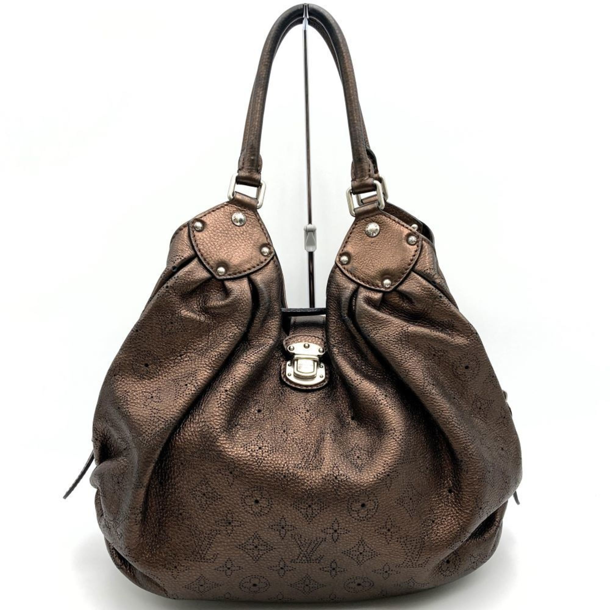 Louis Vuitton M95766 Mahina L Handbag Bronze Brown Monogram Women's LOUIS VUITTON