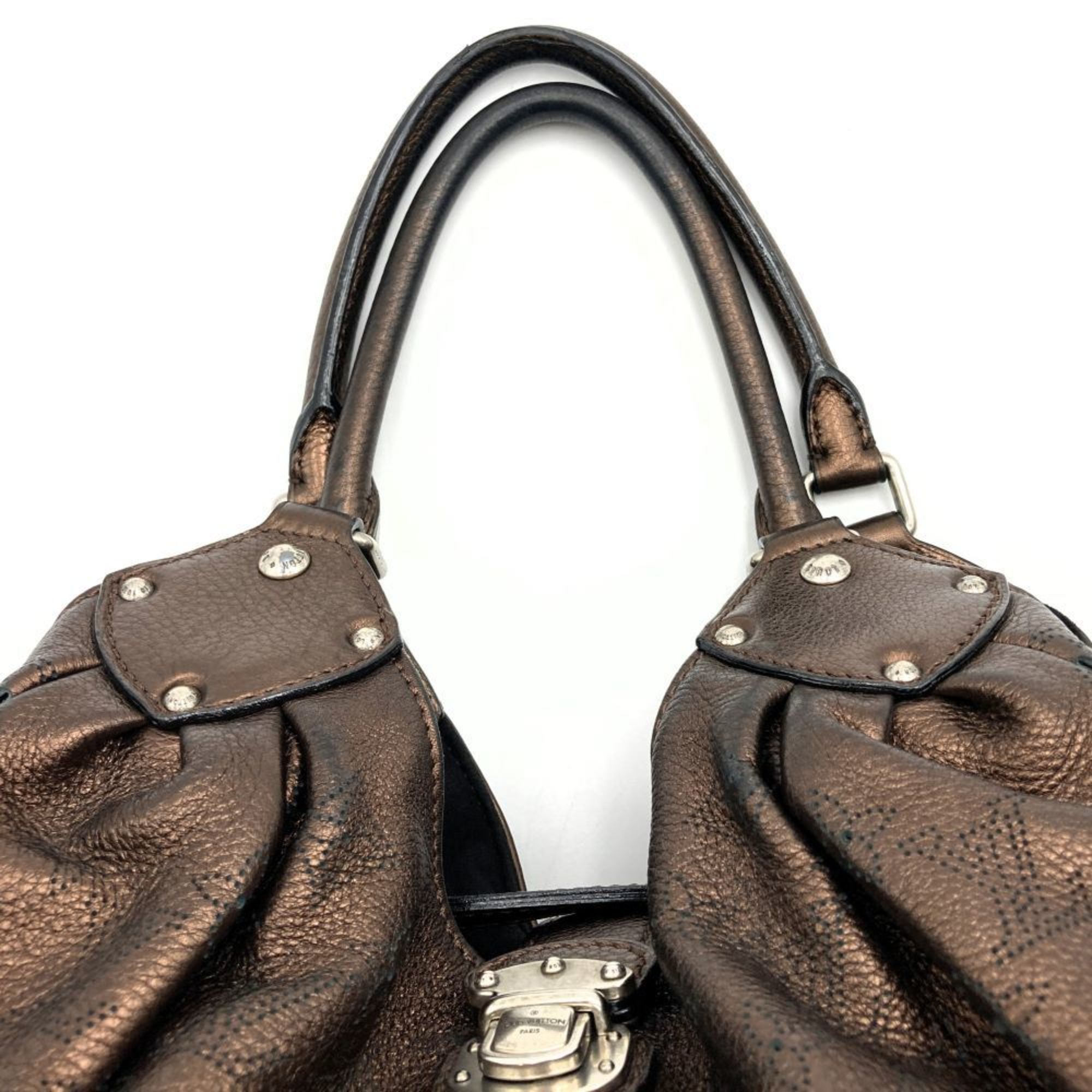 Louis Vuitton M95766 Mahina L Handbag Bronze Brown Monogram Women's LOUIS VUITTON