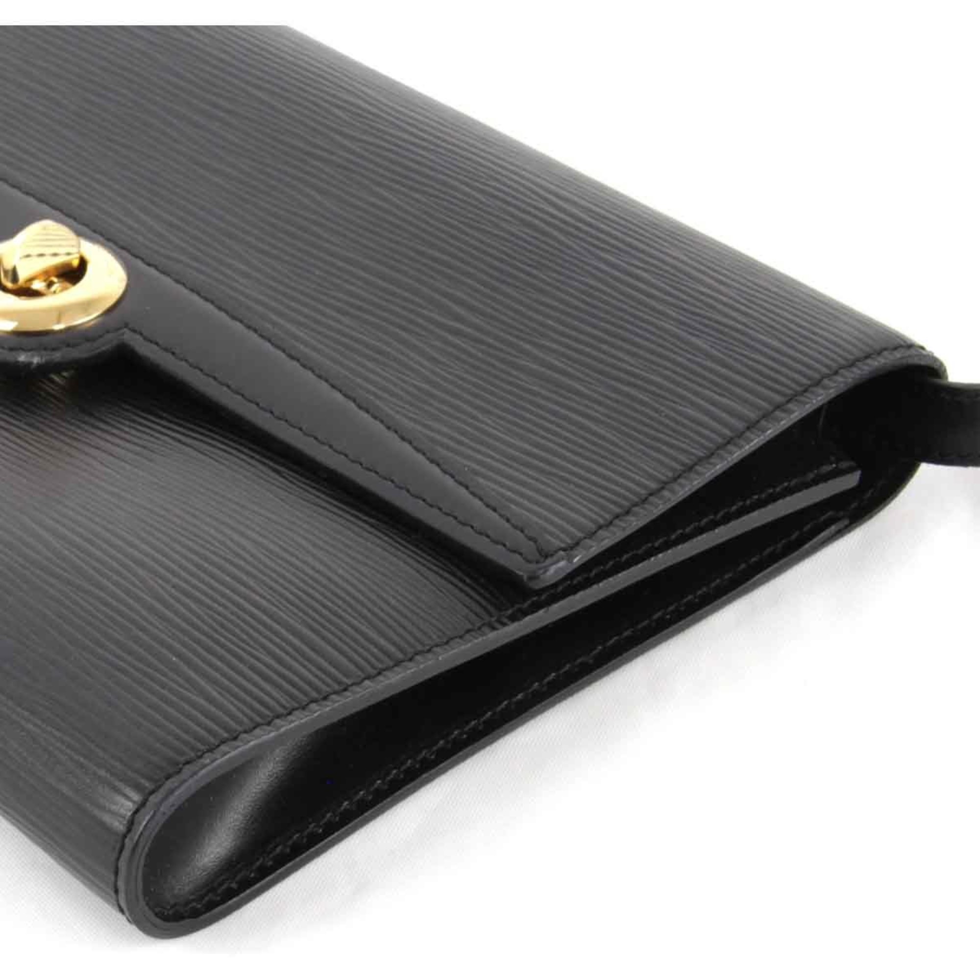 LOUIS VUITTON Louis Vuitton Arche M52572 Shoulder Bag Epi Leather Black Women's