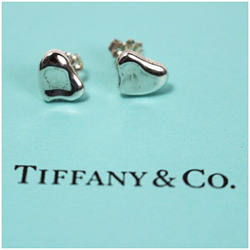 Tiffany & Co. Full Heart Earrings, Silver 925, TIFFANY Ladies, Post Style