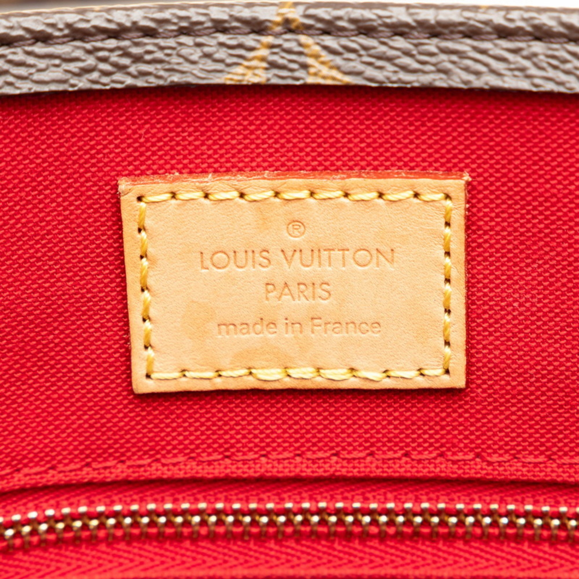 Louis Vuitton Monogram Sac Plat BB Handbag Shoulder Bag M45847 Brown PVC Leather Women's LOUIS VUITTON