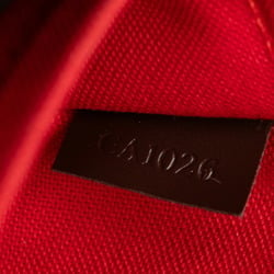 Louis Vuitton Damier Rivera MM Handbag Boston Bag N41434 Brown PVC Leather Women's LOUIS VUITTON