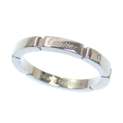 Cartier Lanier Ring for Women, K18WG, Size 13, #53, 4.4g, 18K White Gold, 750