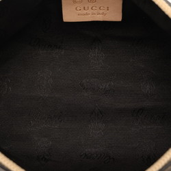 Gucci Guccissima Pouch 272367 Beige Leather Women's GUCCI