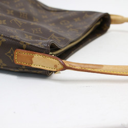 LOUIS VUITTON Louis Vuitton Bag Monogram M51145 Looping GM Brown Tote Leather Women's K4096